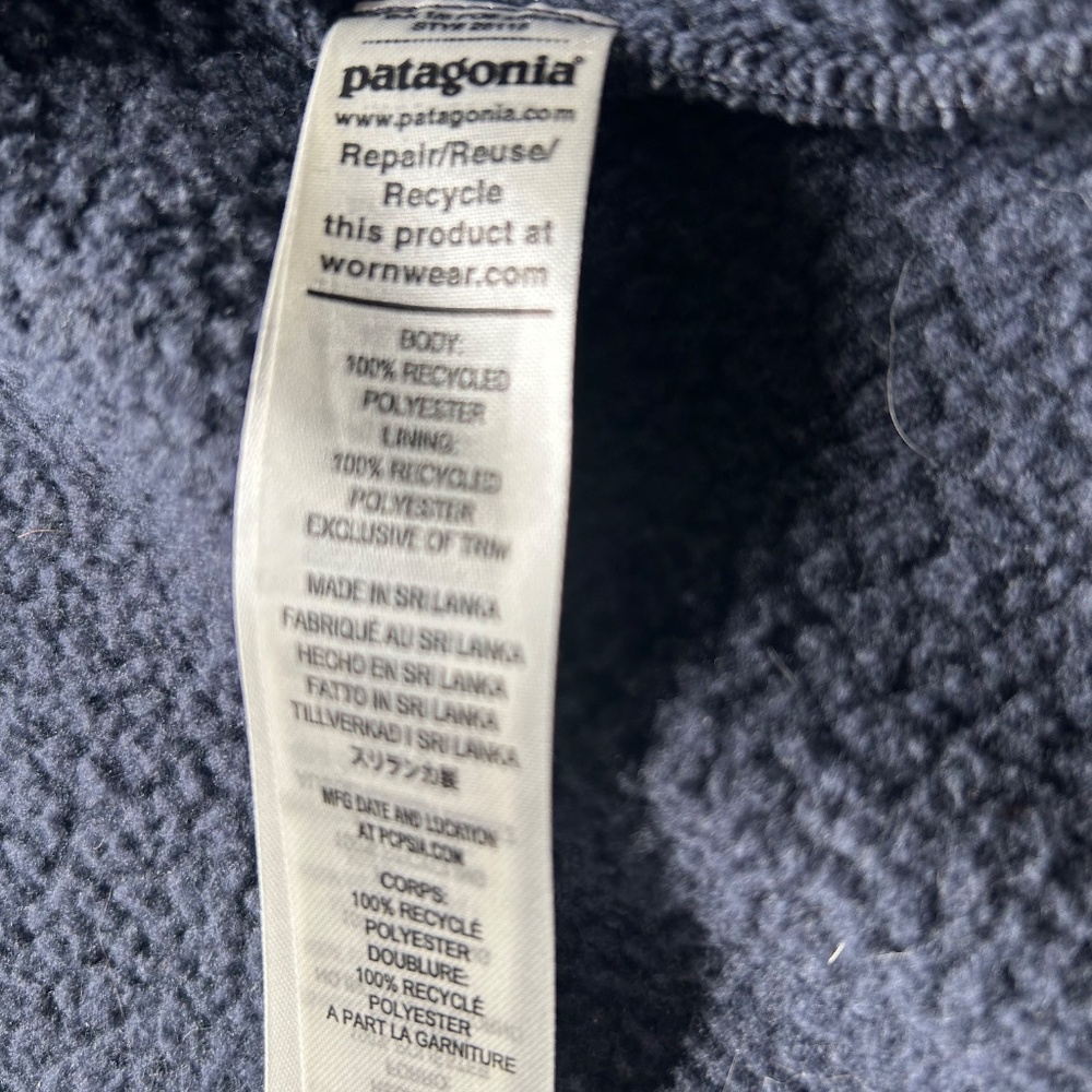 Patagonia Chore Jacket Blue Womens Large - Picture 8 of 8